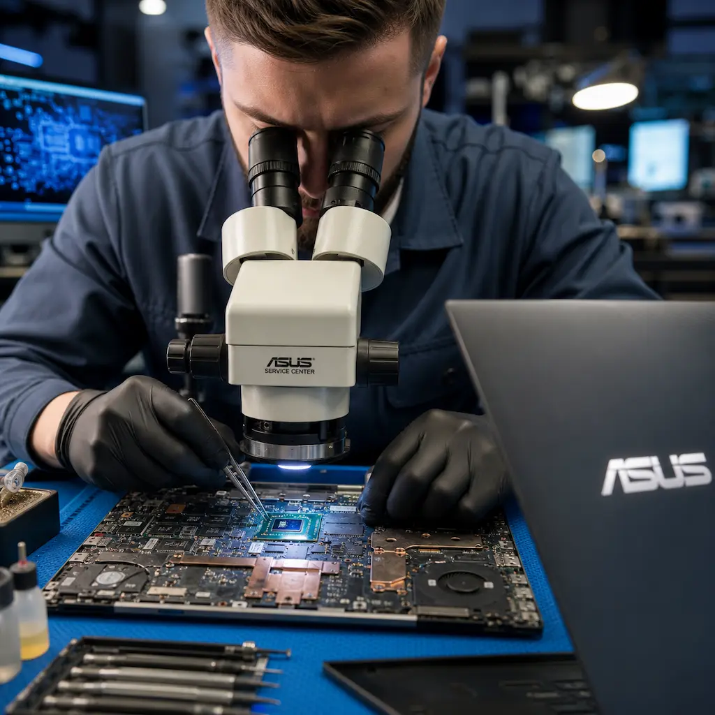 Замена видеокарты ноутбука Asus в Нижнекамске