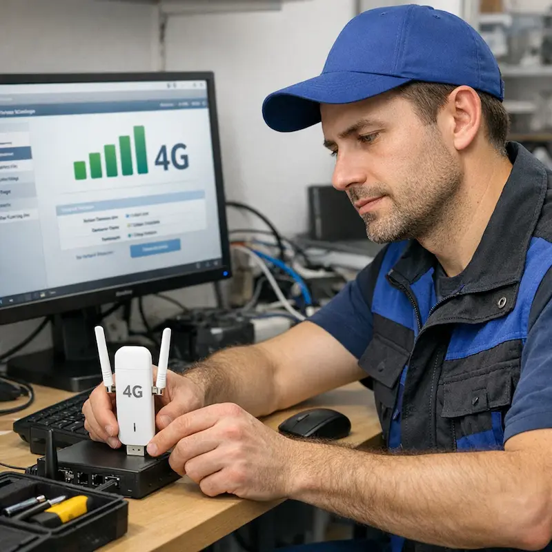 Настройка LTE модема в Нижнекамске