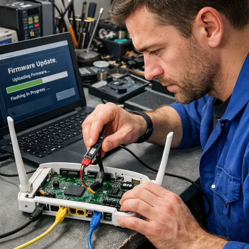 Обновление прошивки роутера в Нижнекамске