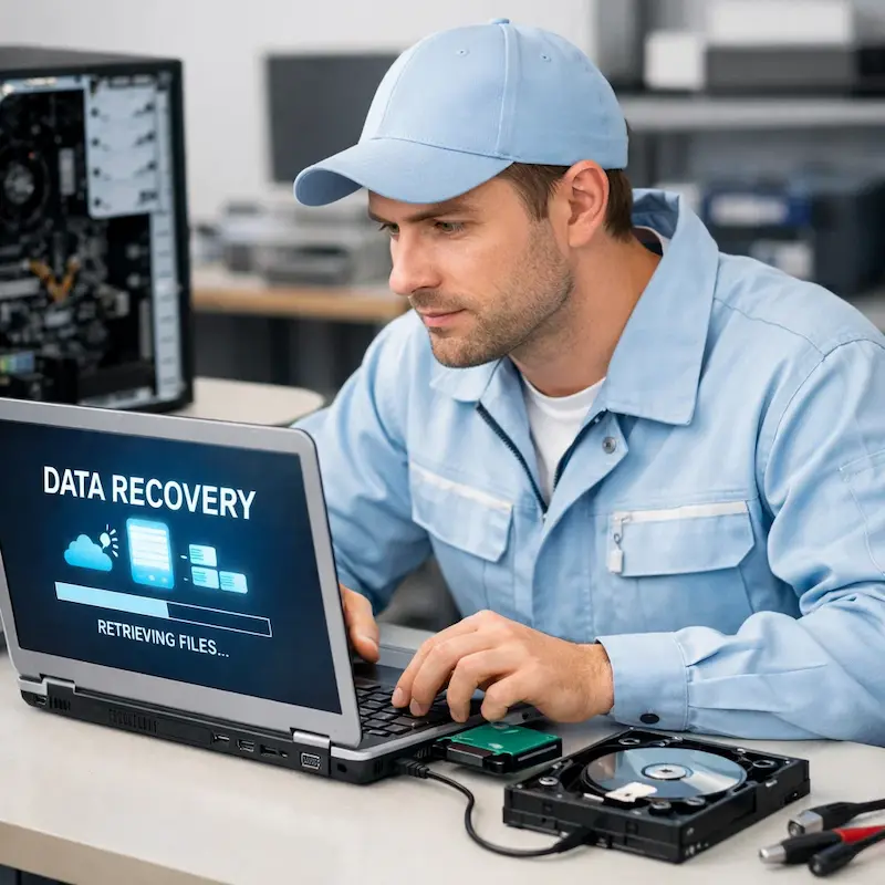 Восстановление данных и файлов в Нижнекамске