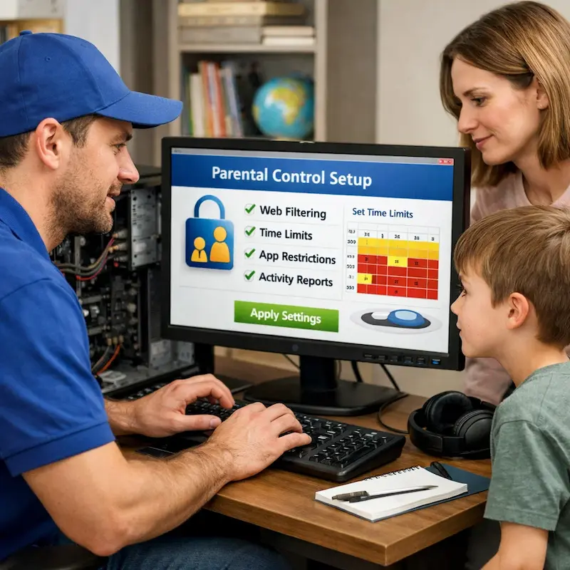 установка родительского контроля в Нижнекамске