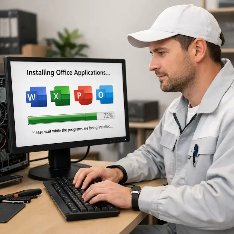 установка офисных программ на компьютер в Нижнекамске