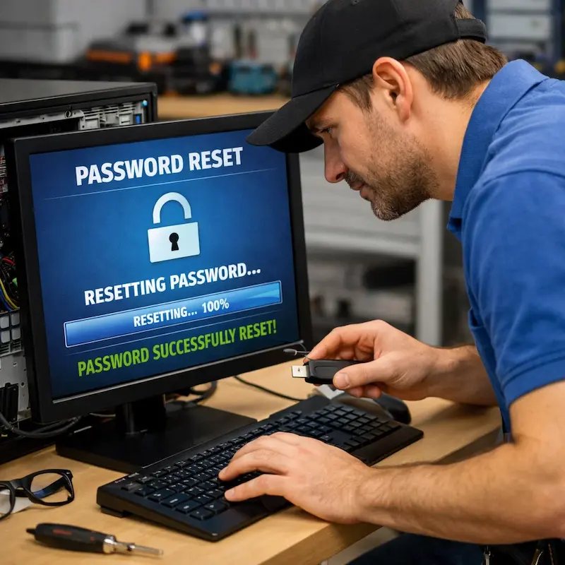 Сброс пароля от компьютера в Нижнекамске