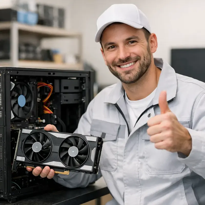 установка видеокарты на ПК в Нижнекамске